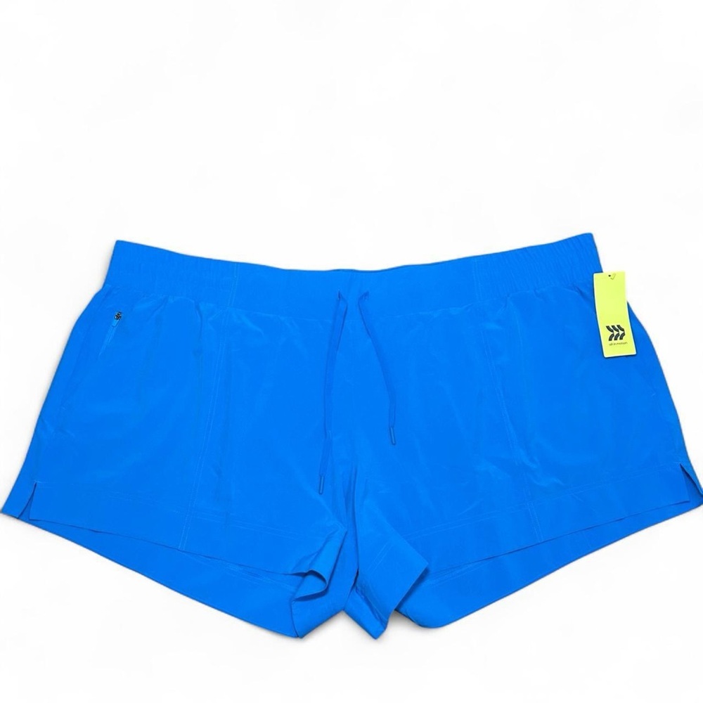 NWT Blue All in Motion Athletic Workout Athleisure Shorts Size 4X